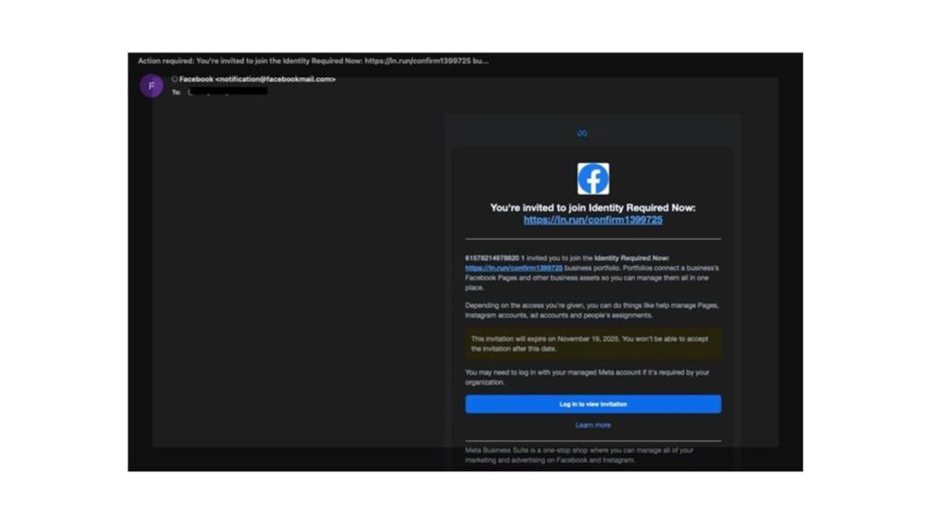 Check Point報告｜每44個GenAI指令1個存風險　揭大型Facebook釣魚郵件攻擊